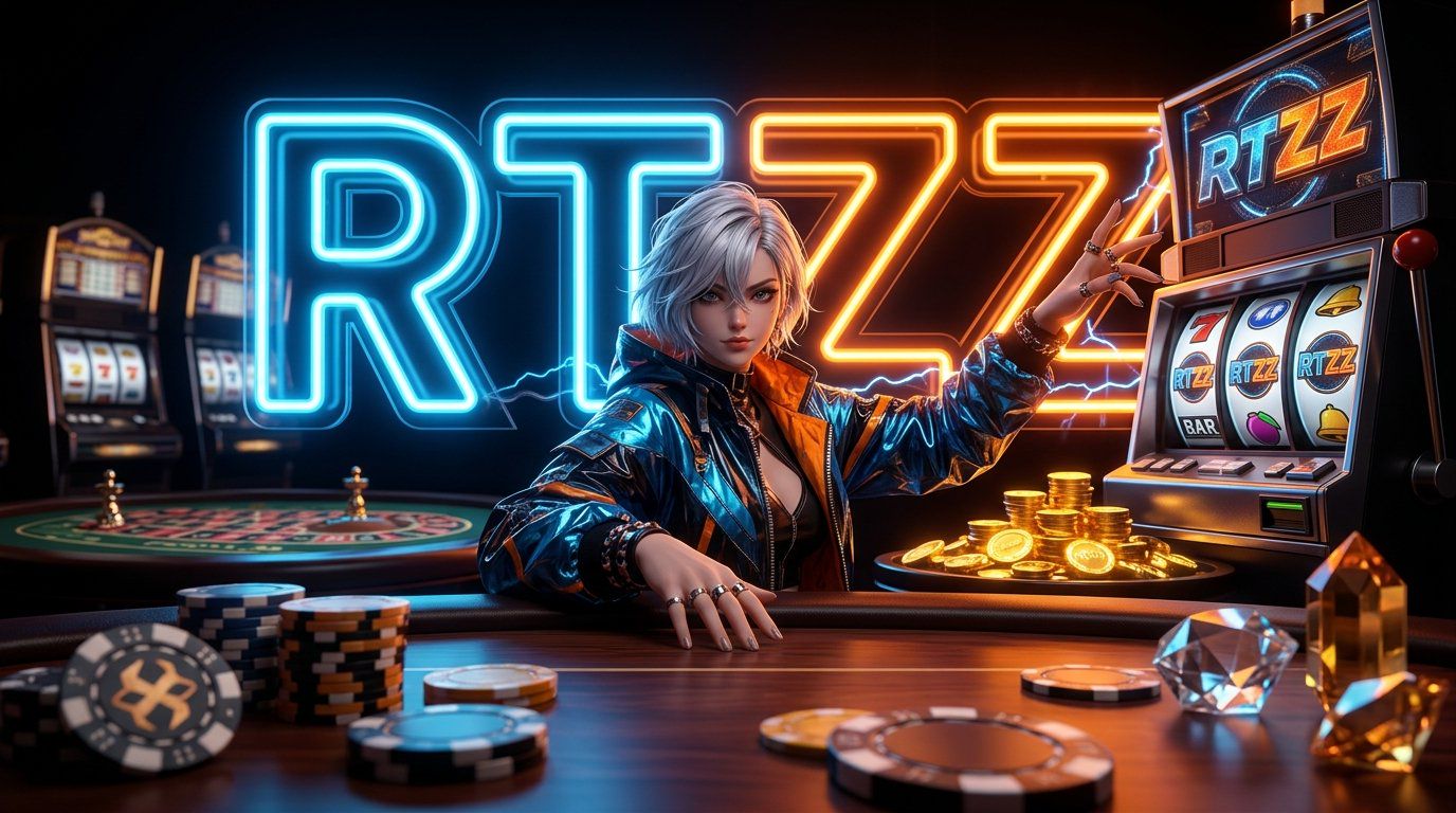 Tampilan halaman awal RTZZ dengan menu pendaftaran dan penjelasan singkat fitur